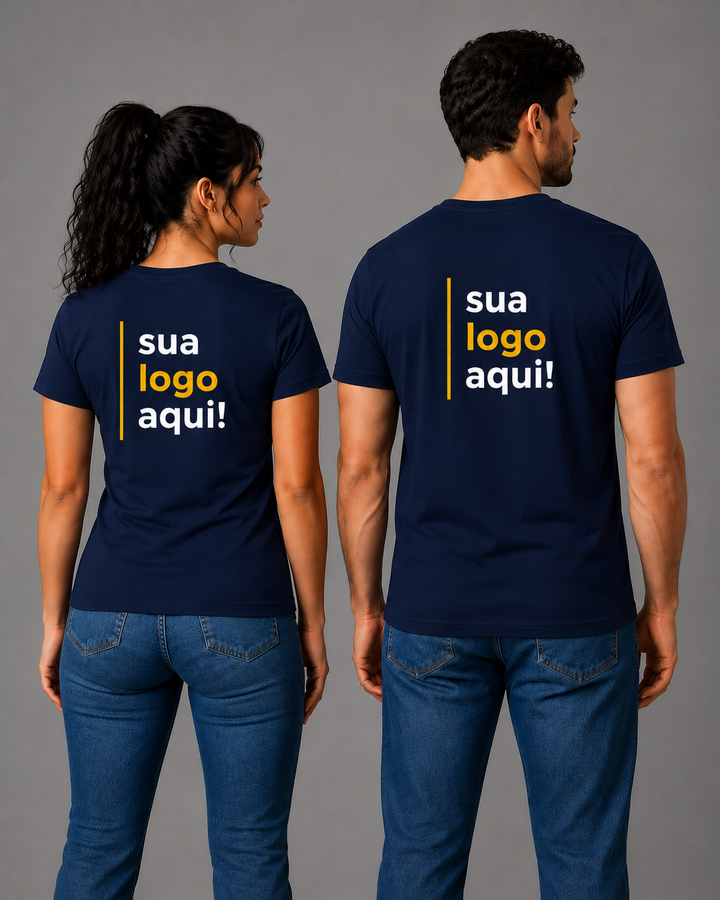 Camiseta 100% Algodão Personalizável