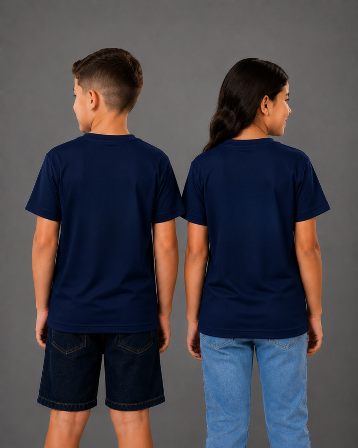 Camiseta Infantil 100% Algodão Lisa