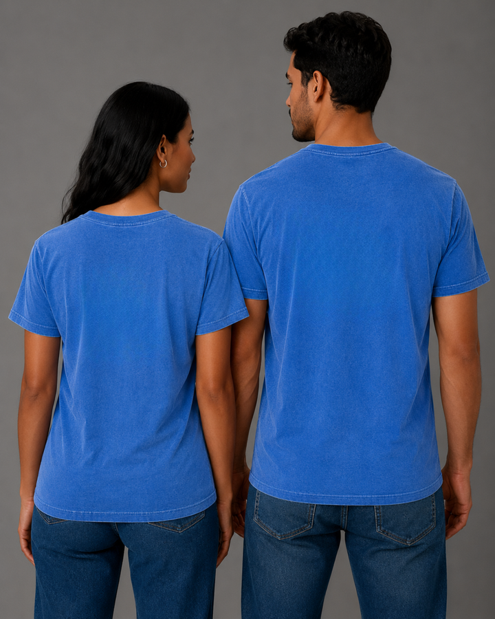 Camiseta Estonada 100% Algodão Lisa