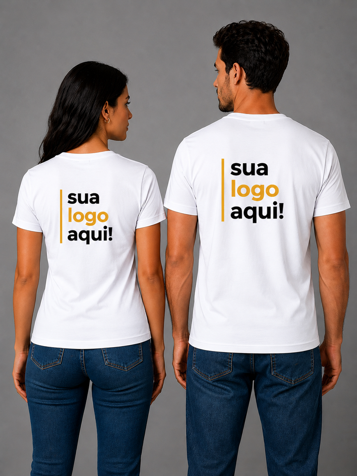 Camiseta 100% Algodão Personalizável
