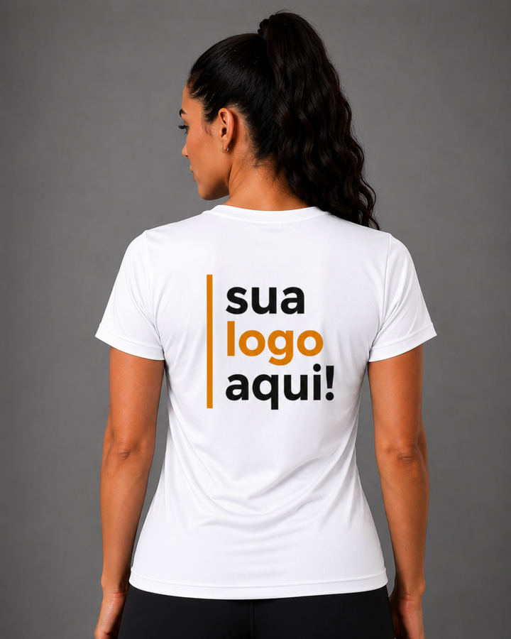 Camiseta Baby Look  100% Algodão Personalizável