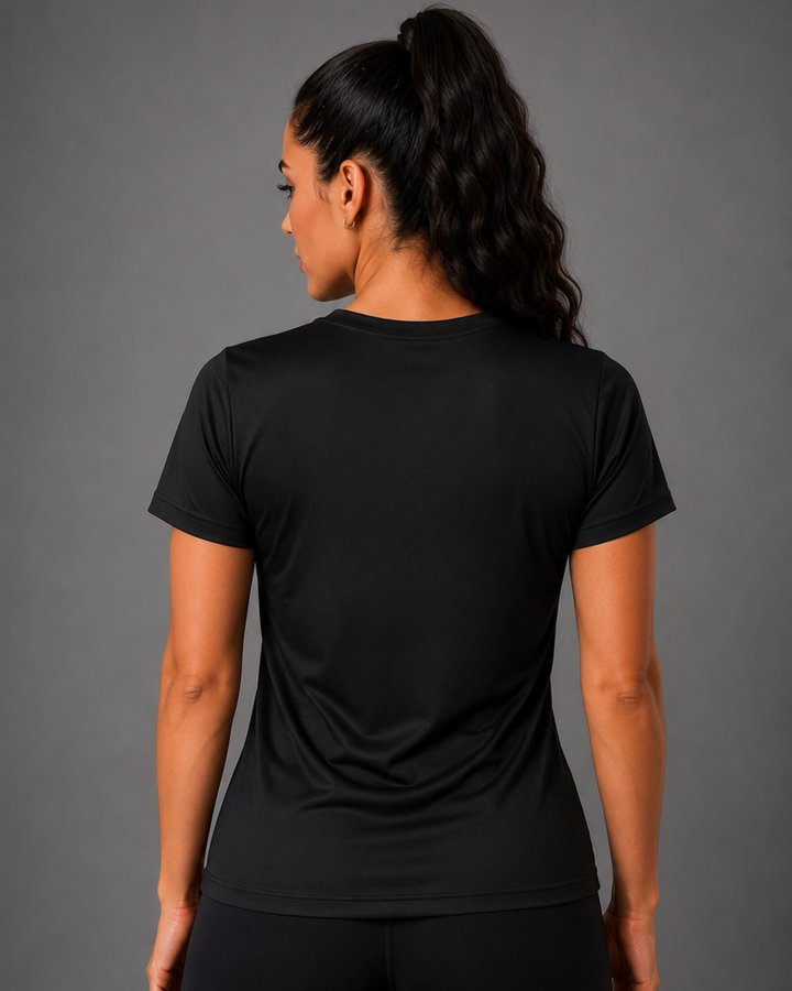 Camiseta Baby Look 100% Algodão Lisa