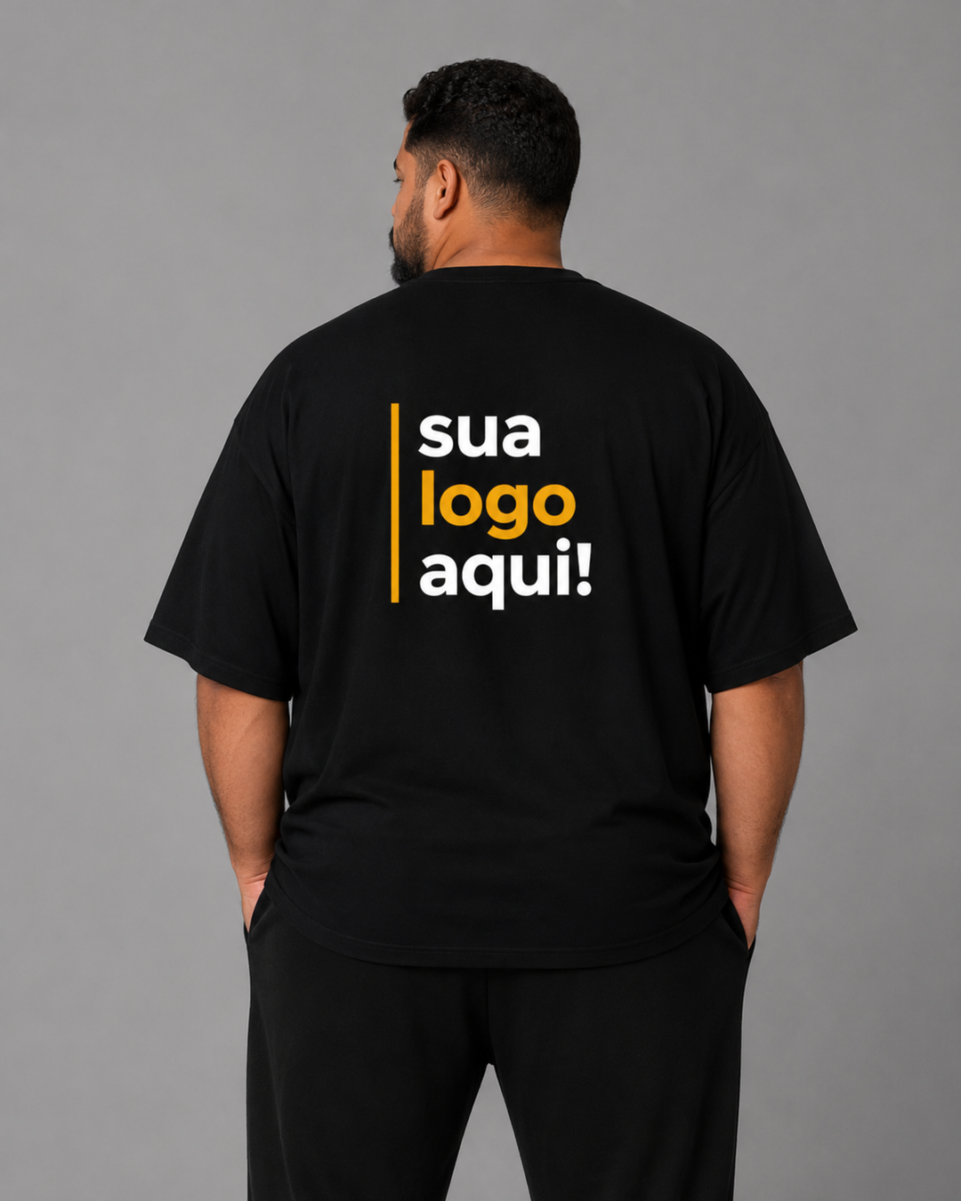 Camiseta Plus Size 100% Algodão Personalizável