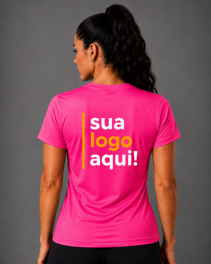 Camiseta Baby Look  100% Algodão Personalizável