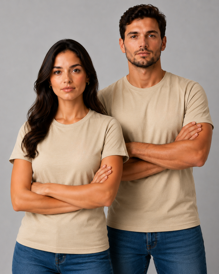 Camiseta 100% Algodão Lisa