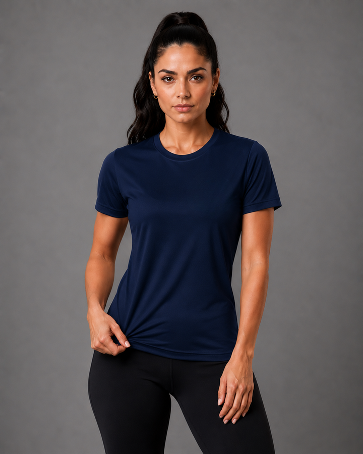 Camiseta Baby Look 100% Algodão Lisa