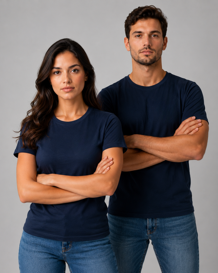 Camiseta 100% Algodão Lisa