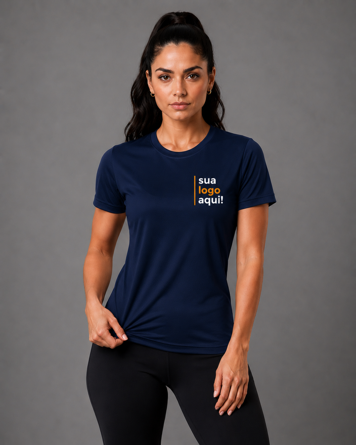 Camiseta Baby Look  100% Algodão Personalizável