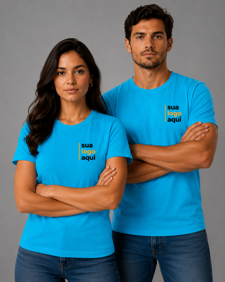 Camiseta 100% Algodão Personalizável