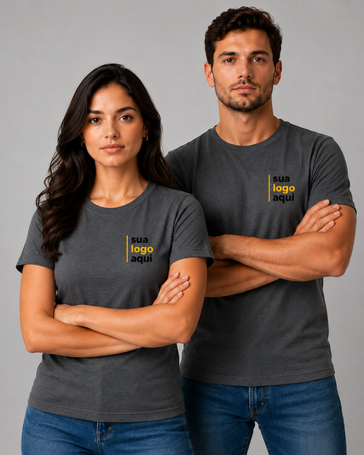 Camiseta 100% Algodão Personalizável