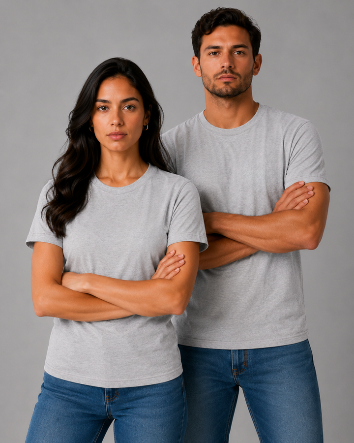 Camiseta Estonada 100% Algodão Lisa