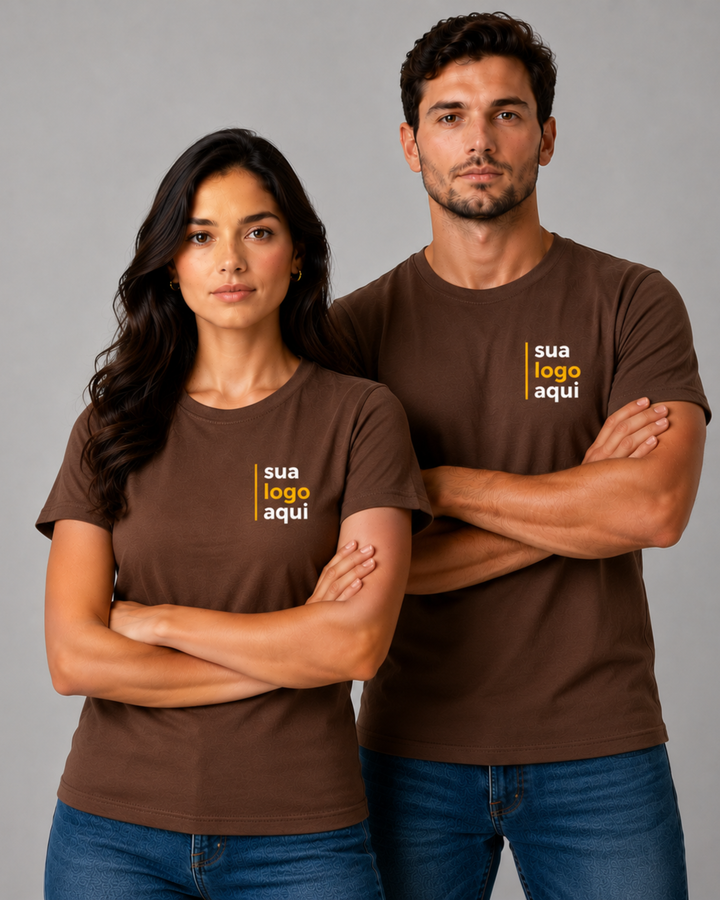 Camiseta 100% Algodão Personalizável