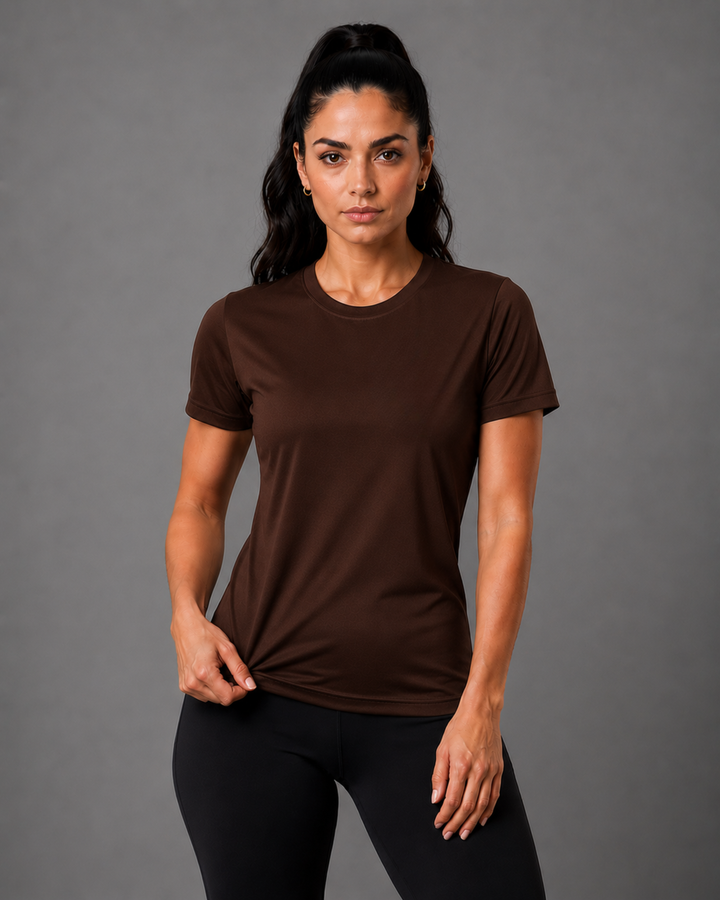 Camiseta Baby Look 100% Algodão Lisa
