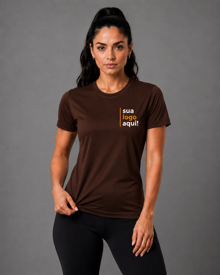 Camiseta Baby Look  100% Algodão Personalizável