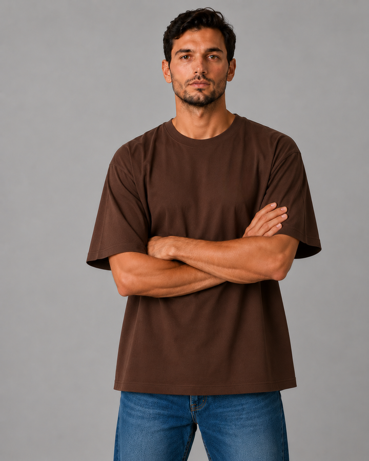 Camiseta Oversized 100% Algodão Lisa