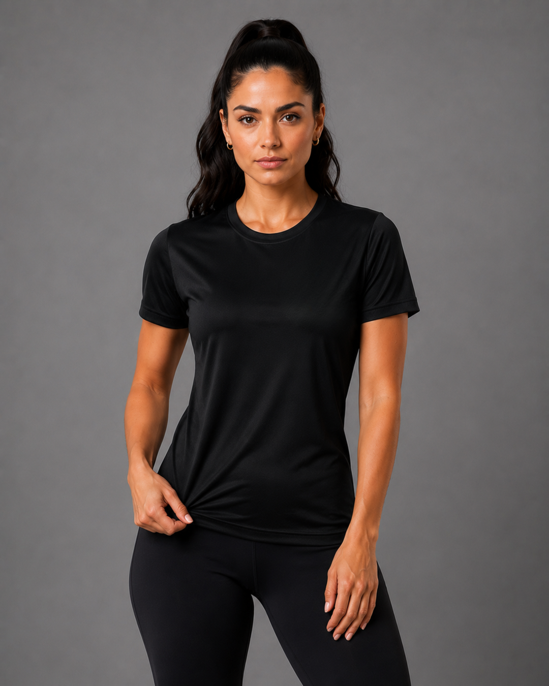Camiseta Baby Look 100% Algodão Lisa