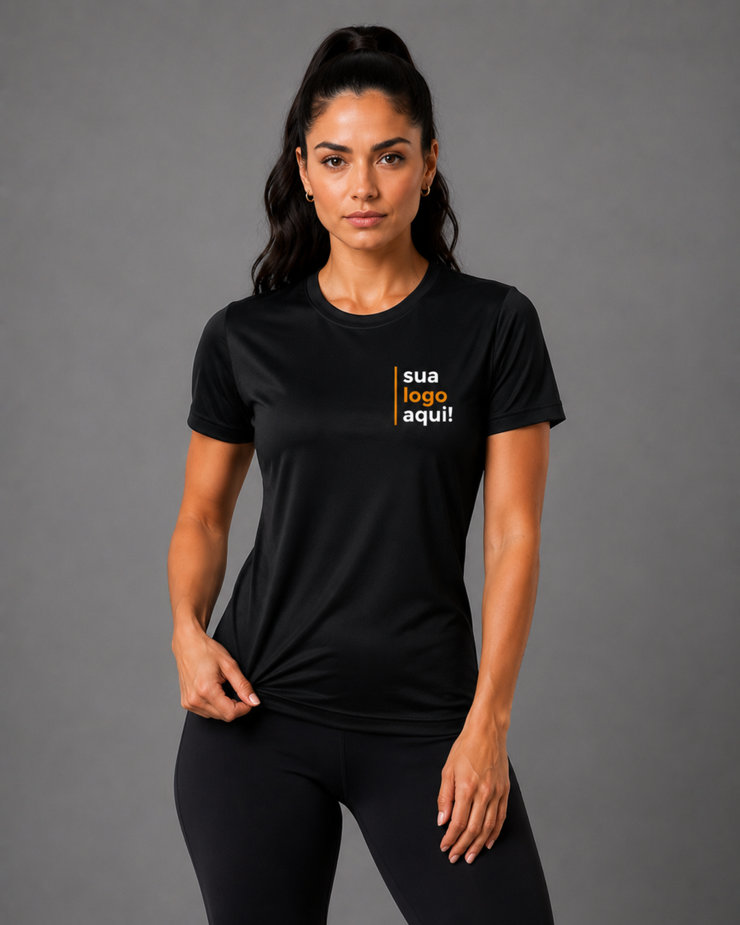 Camiseta Baby Look  100% Algodão Personalizável