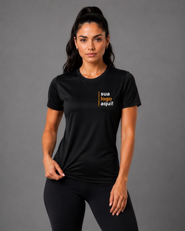 Camiseta Baby Look  100% Algodão Personalizável - Uniforme