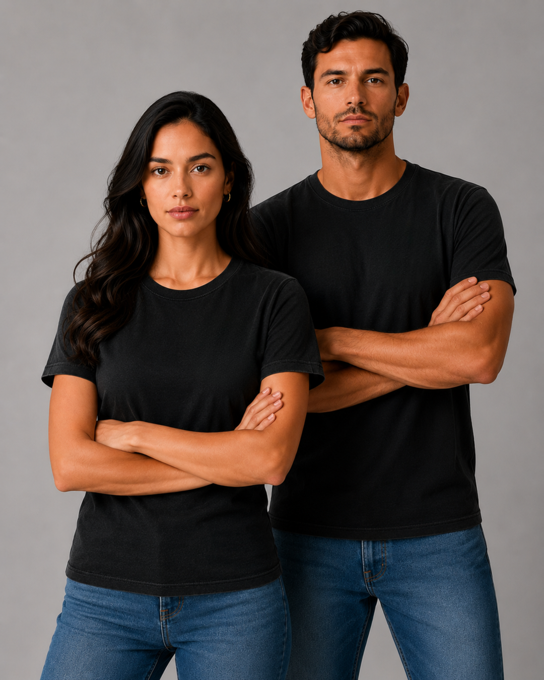Camiseta Estonada 100% Algodão Lisa